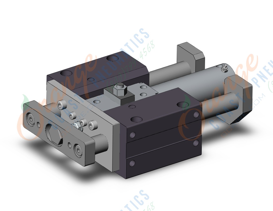 SMC MLGCMB40-75-R-E cylinder, MLGC FINE LOCK CYL W/GUIDE