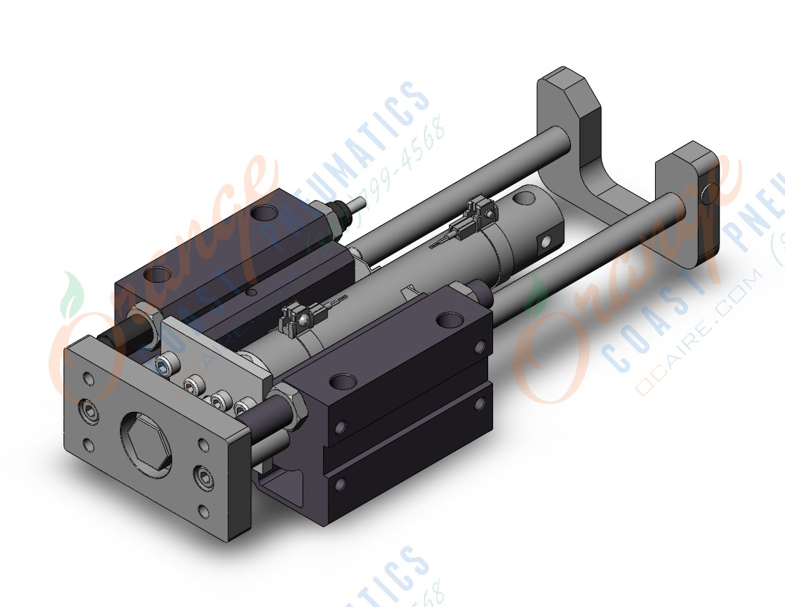 SMC MGGMB25-125-A93L cylinder, MGG GUIDED CYLINDER