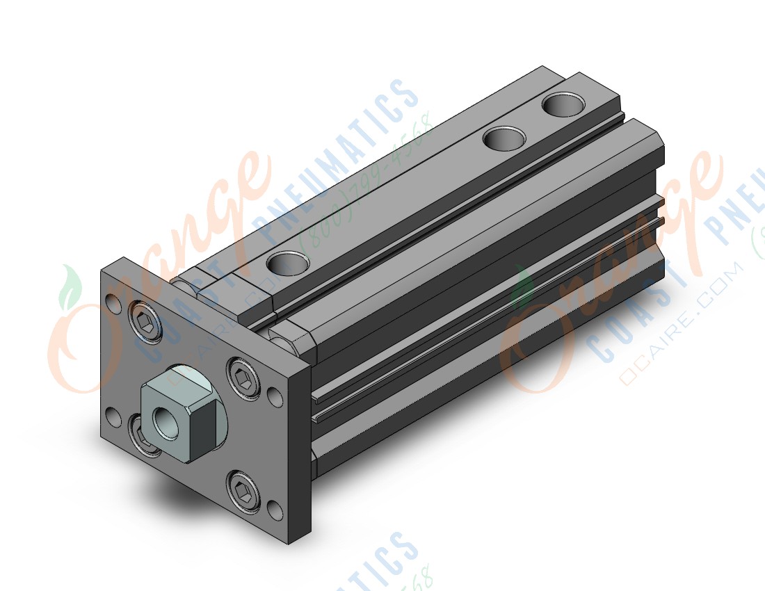 SMC RZQF32TF-50-30 cyl, 3-position, sw capable, RZQ 3-POSITION CYLINDER