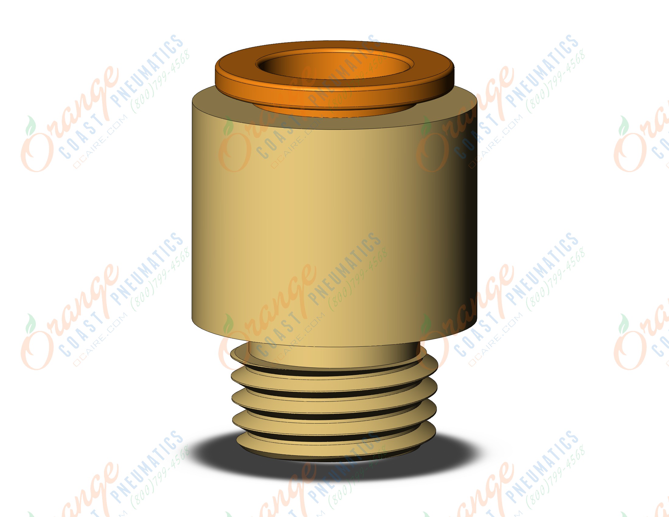 SMC KQ2S11-35AP fitting, hex hd male connector, KQ2 FITTING (sold in packages of 10; price is per piece)