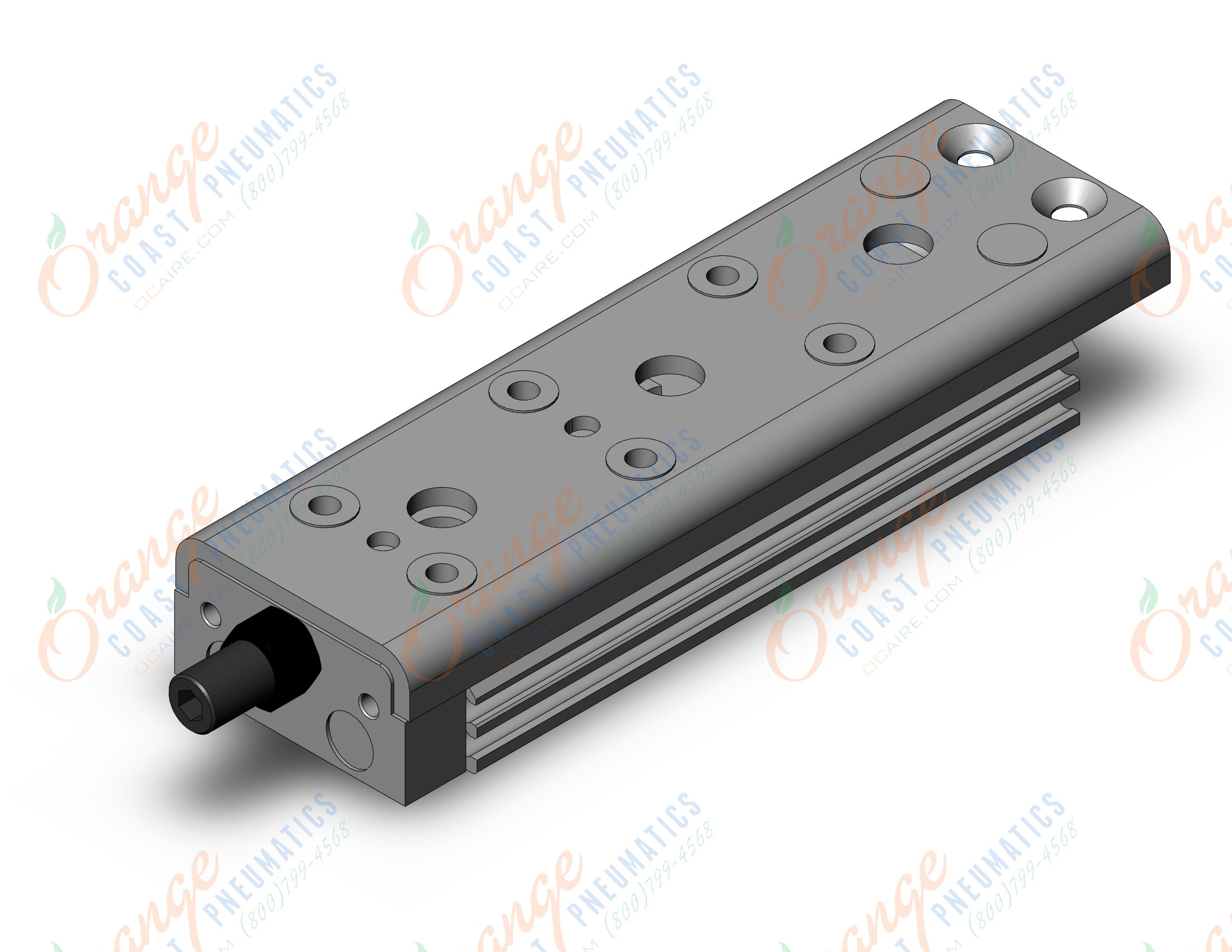 SMC MXQ8B-50ZC cyl, high precision, guide, MXQ GUIDED CYLINDER