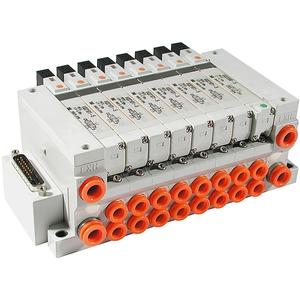 SMC VV5Q21-02N3FU1-D mfld, plug-in, vq2000, VV5Q* MANIFOLD VQ 4/5 PORT