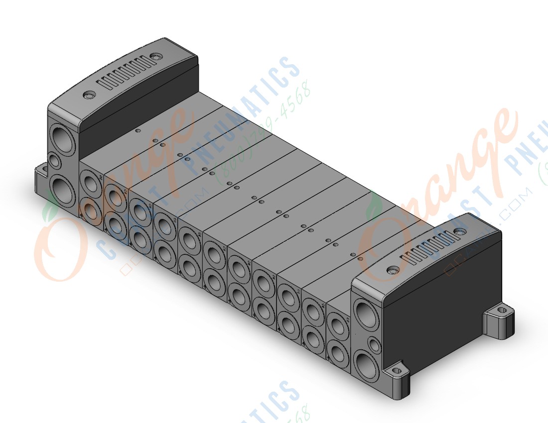 SMC VV80111-02F-SD0-W1-S manifold assy, VV81* MFLD ISO SERIES