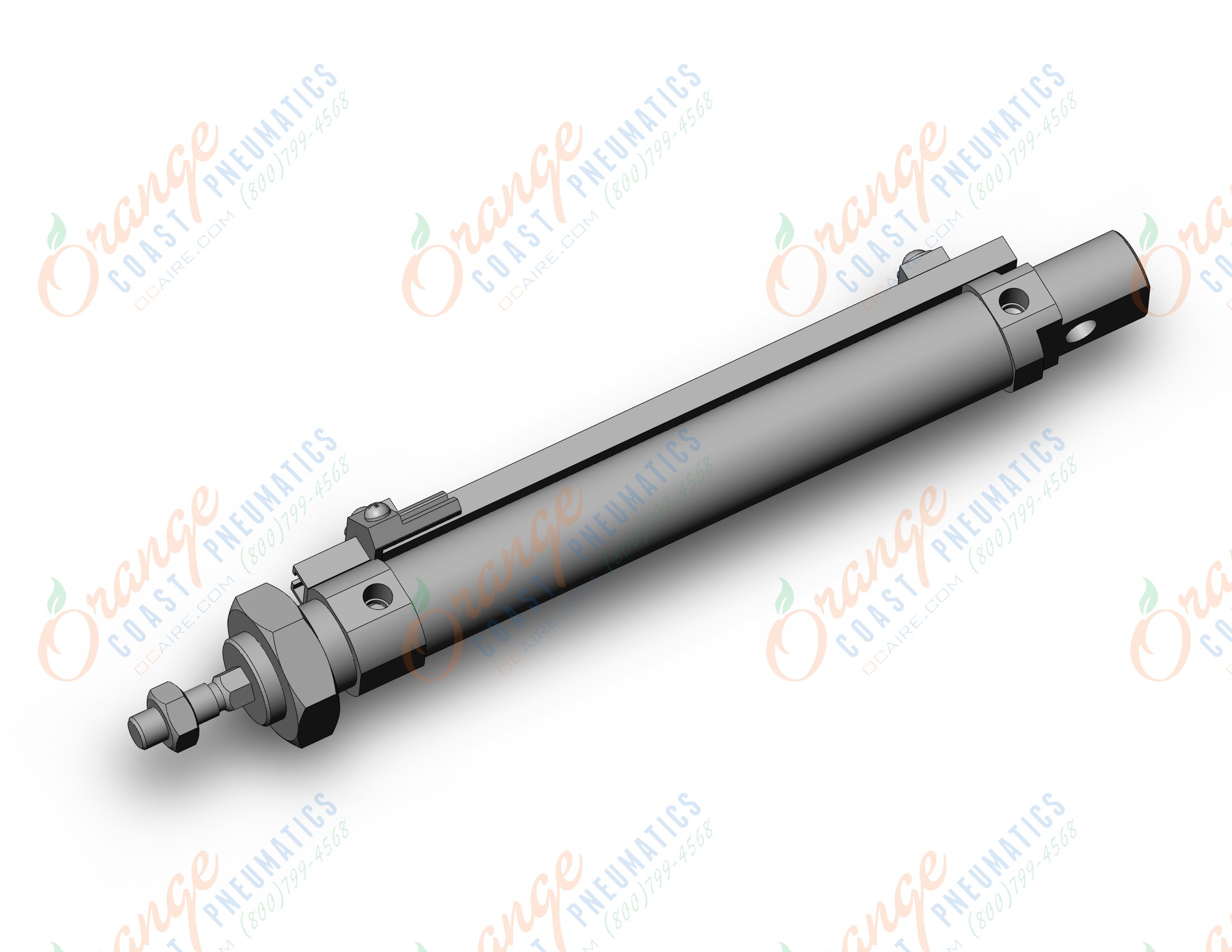 SMC CD85KN16-80-A cyl, iso, non rotating, C85 ROUND BODY CYLINDER