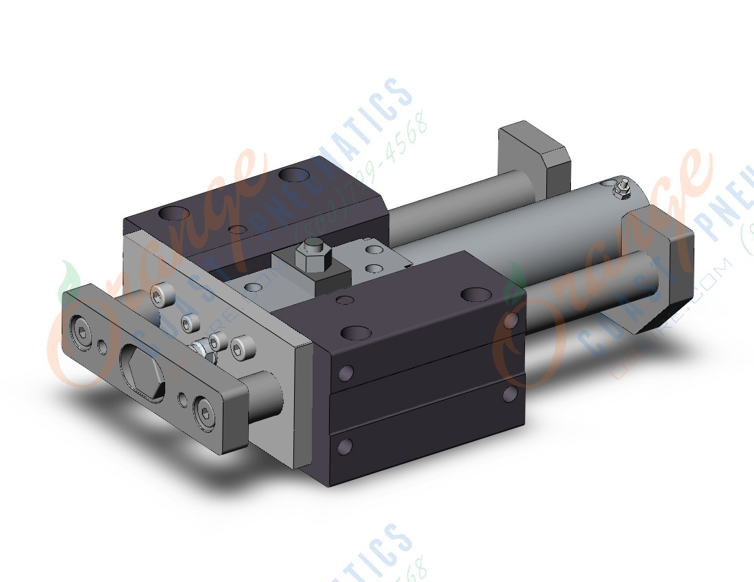 SMC MLGCMB40-100-R-E cylinder, MLGC FINE LOCK CYL W/GUIDE