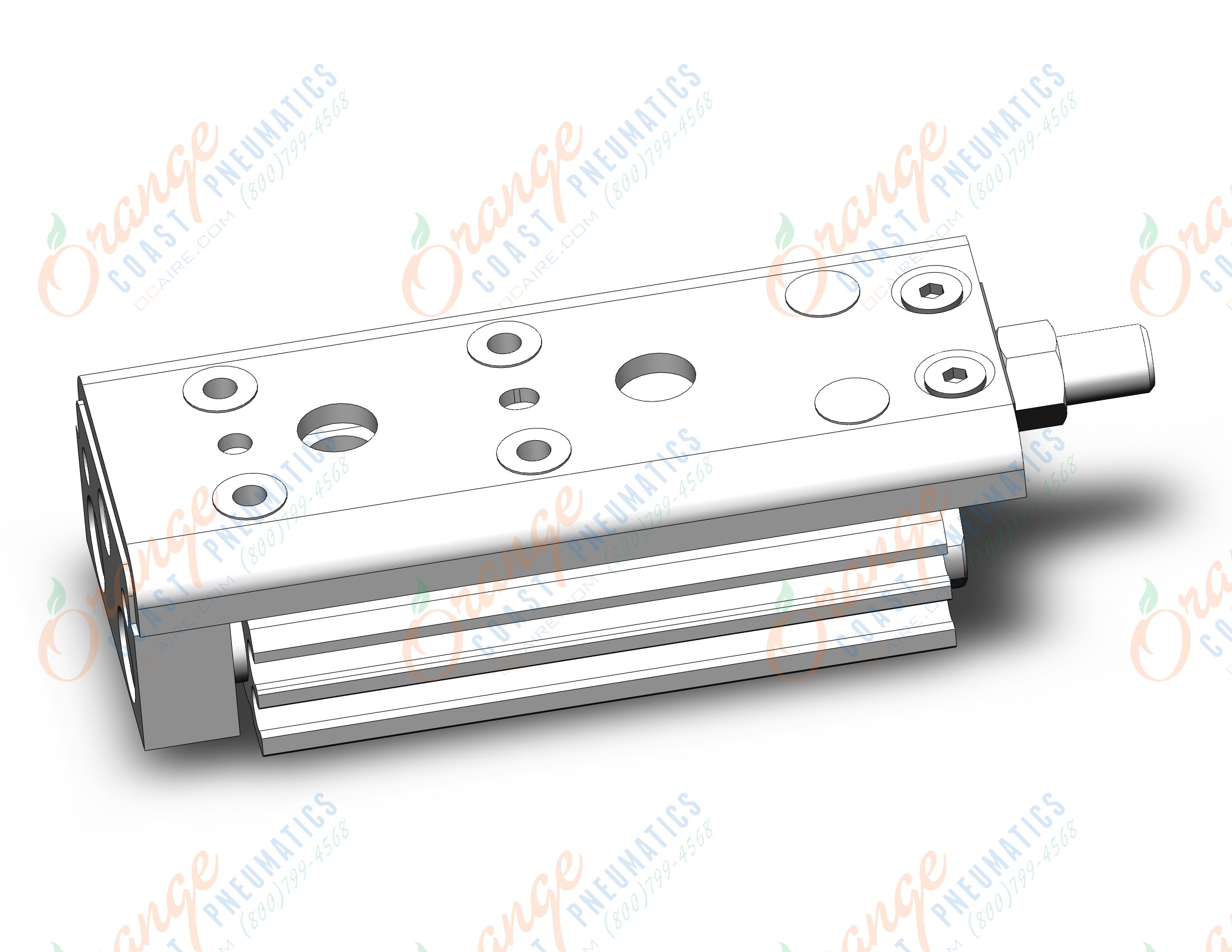 SMC MXQ8C-20ZB3 cyl, high precision, guide, MXQ GUIDED CYLINDER