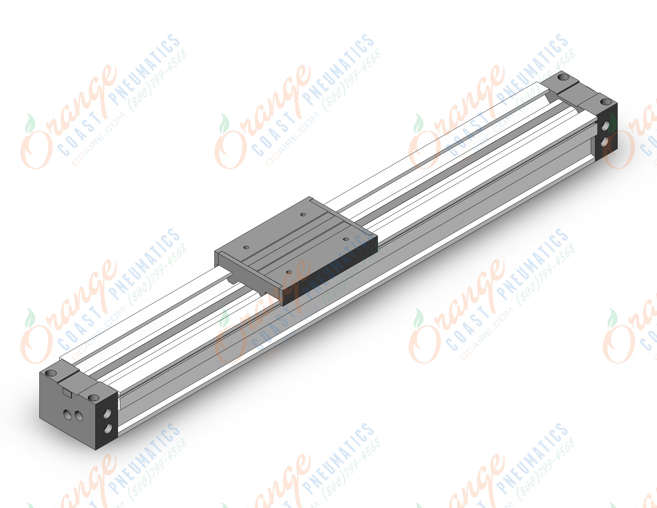 SMC MY1C50TFG-700 cyl, rodless, h/precision, MYC GUIDED CYLINDER