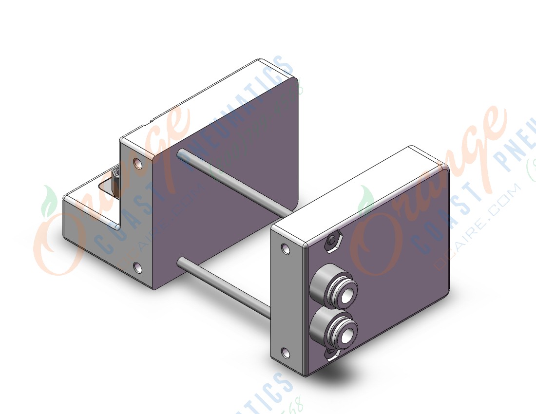 SMC VV100-10FAD1-04U2-C4 manifold, plug-in, SS3Y1 MANIFOLD SY100