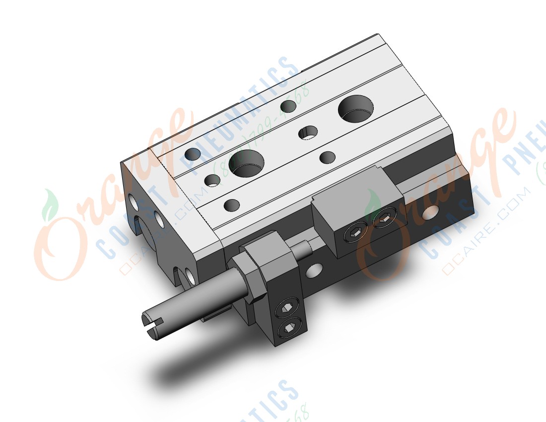 SMC MXQR12L-10BS cyl, slide table, reversible, MXQ GUIDED CYLINDER