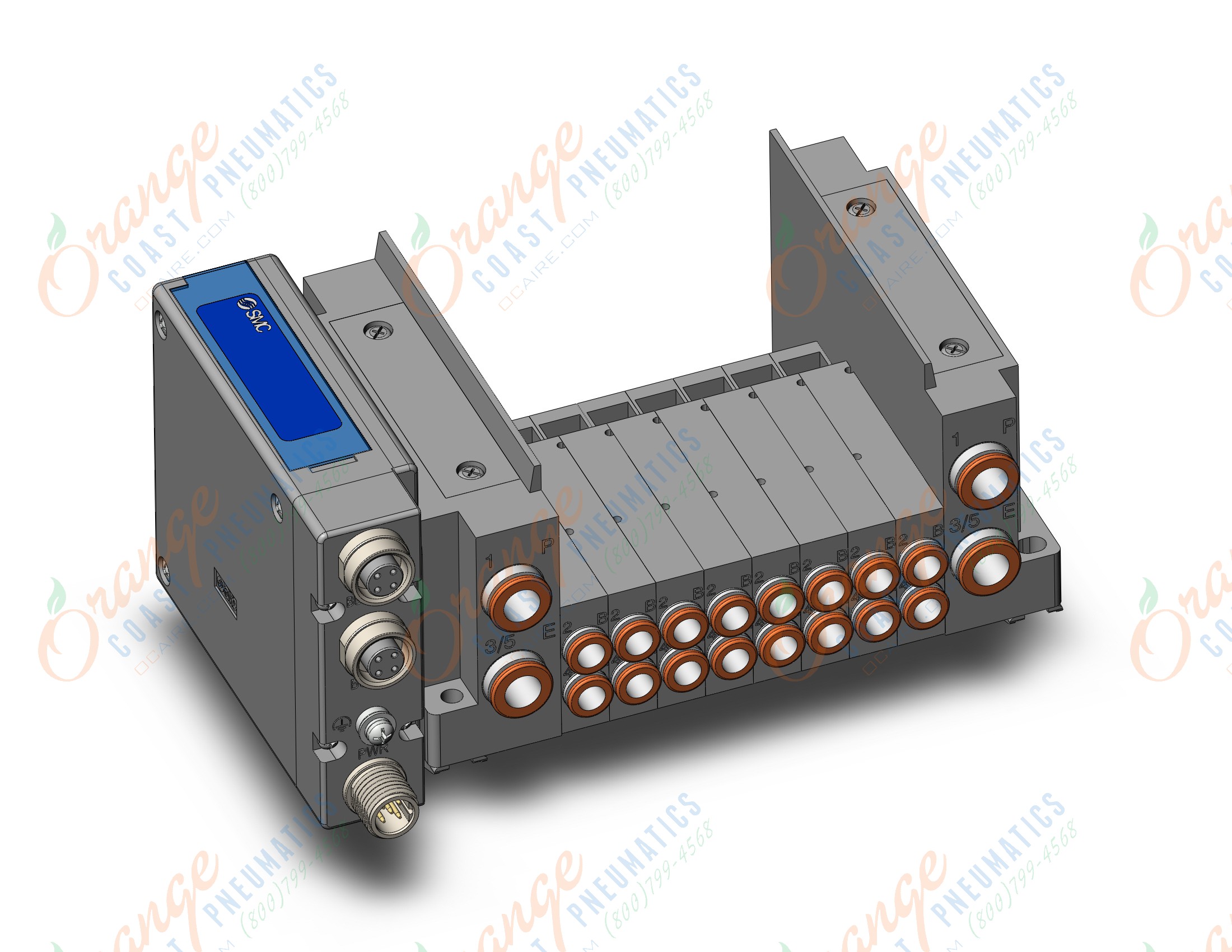 SMC SS5Y3-10SEBN-08B-C6D0 manifold, NEW SY3000 MFLD