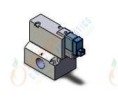 SMC SYJ714R-5LOU-02F valve, sol, base mt (dc), SYJ700 SOLENOID VALVE 3/PORT