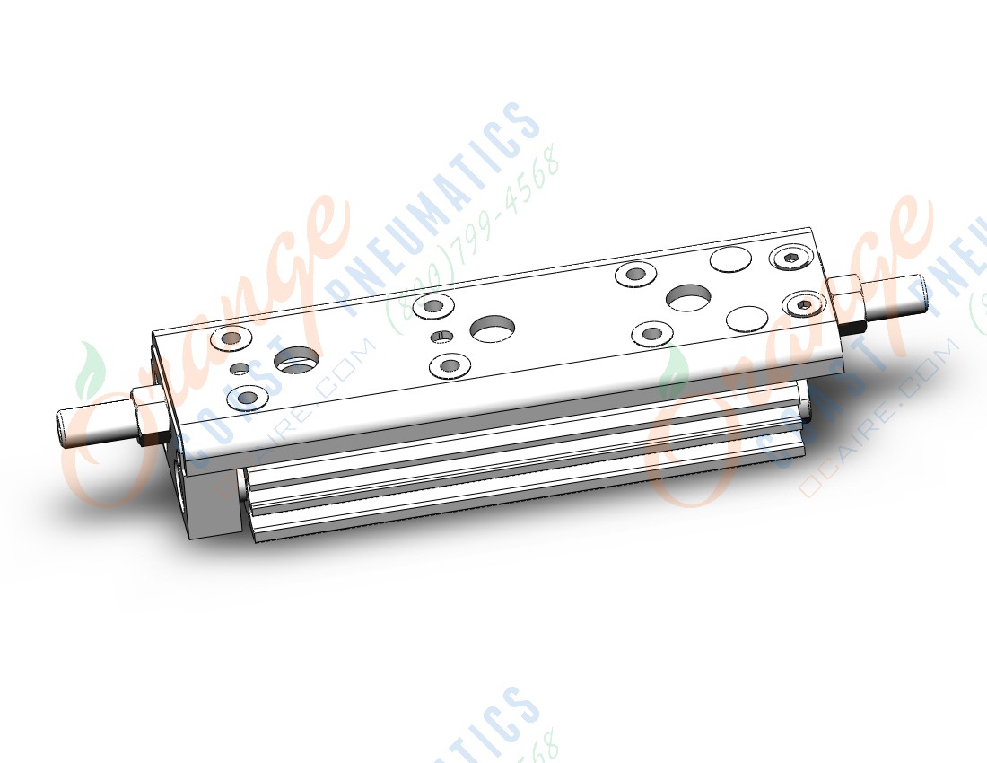 SMC MXQ8C-40ZD3 cyl, high precision, guide, MXQ GUIDED CYLINDER