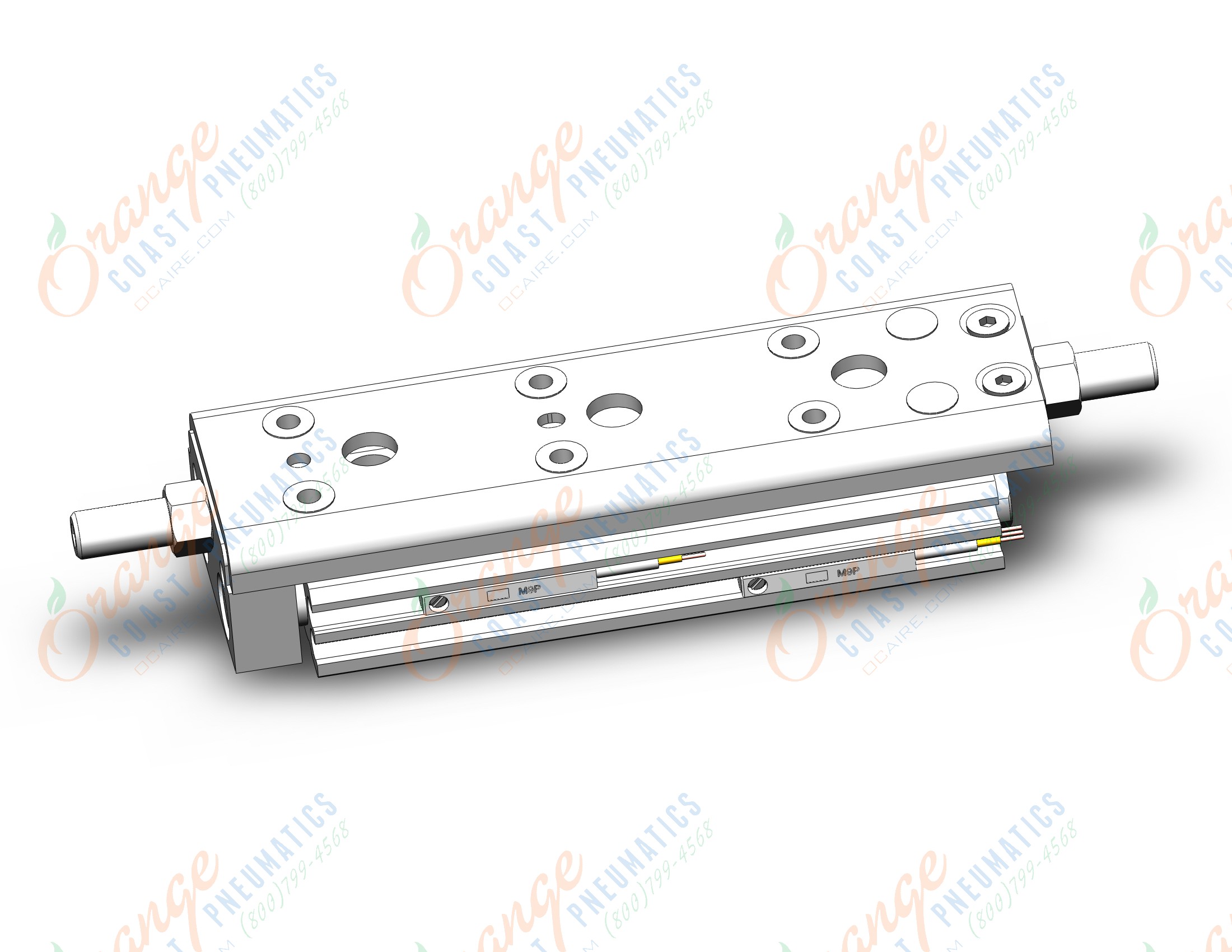 SMC MXQ8C-40ZD3-M9PSAPC cyl, high precision, guide, MXQ GUIDED CYLINDER