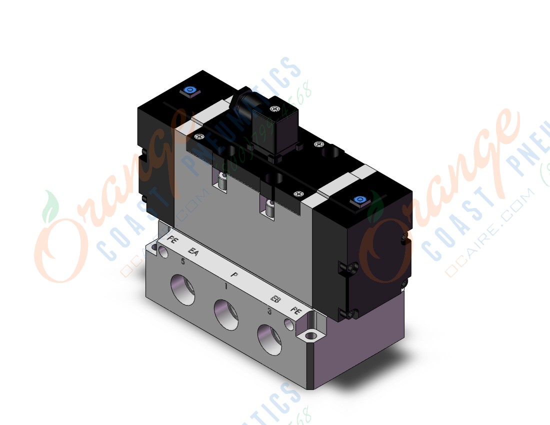 SMC VFR6310-5D-06N-Q valve, sol, VFR6000 SOL VALVE 4/5 PORT