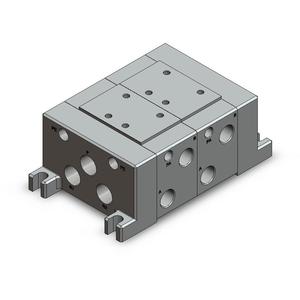 SMC VV7110-03YT-03DT mfld, iso, VV7* MANIFOLD ISO SERIES