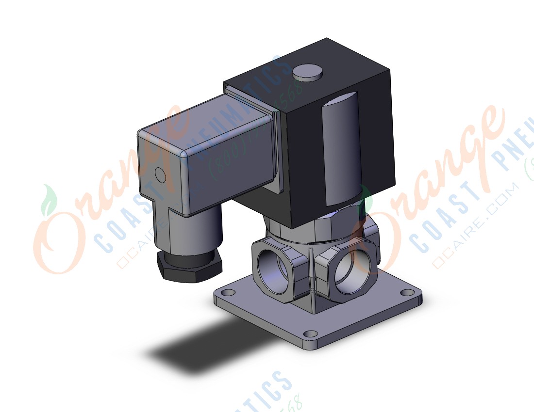 SMC VX3334G-03N-5DL1-B valve, media, VX3 3-WAY MEDIA VALVE