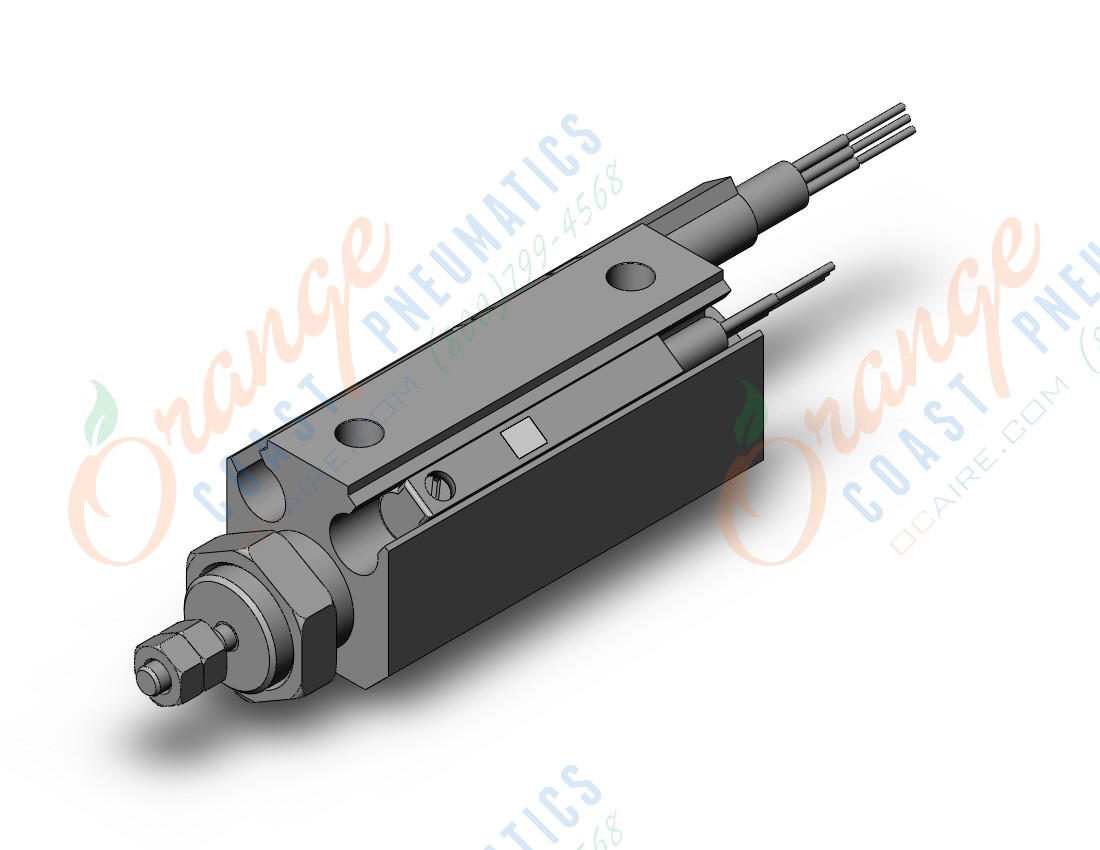 SMC CDJP2B4-15D-M9PWSAPC cyl, pin, dbl act, sw capable, CJP/CJP2 ROUND BODY CYLINDER