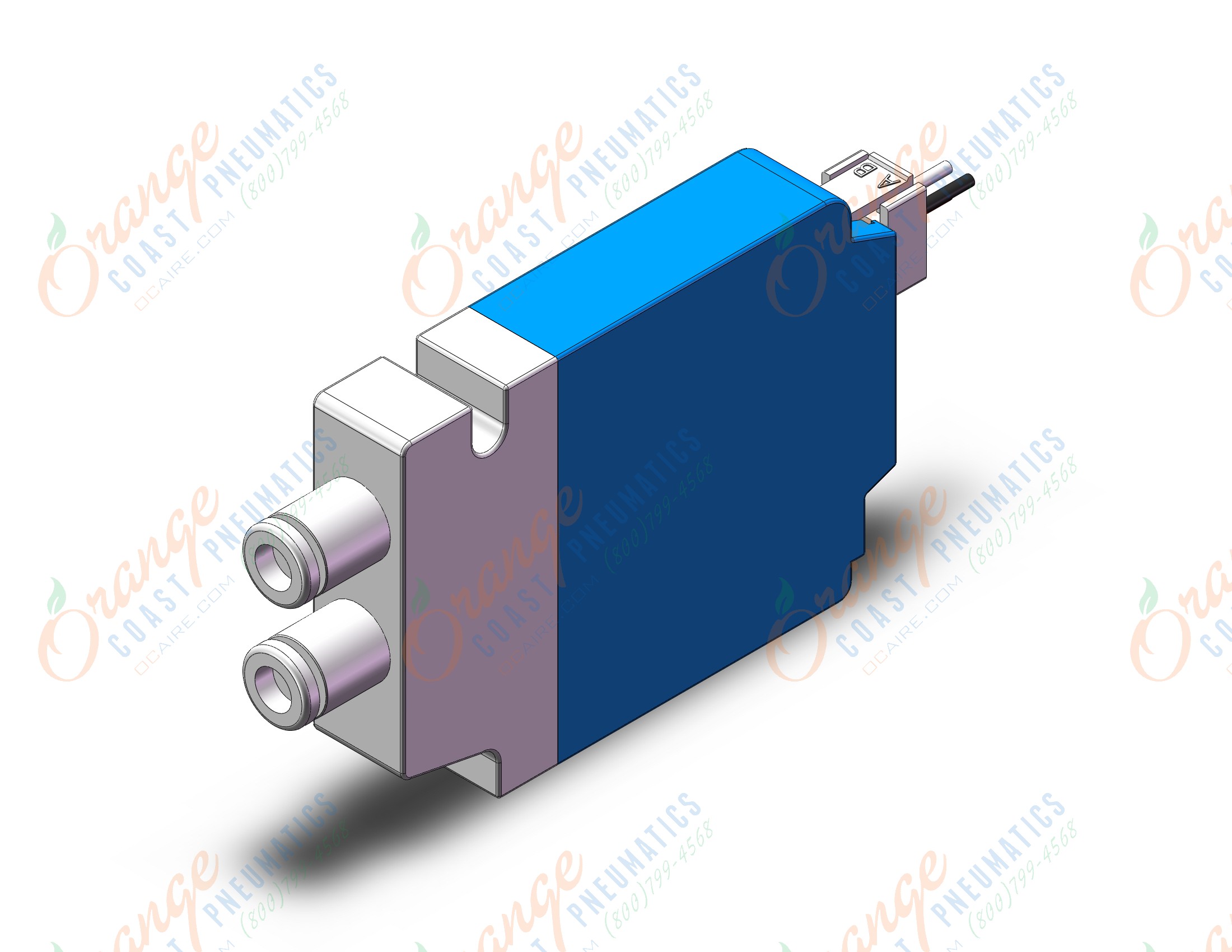 SMC V110TN-D6MZ-N3 sol valve, dbl, non plug-in, SY100 SOLENOID VALVE