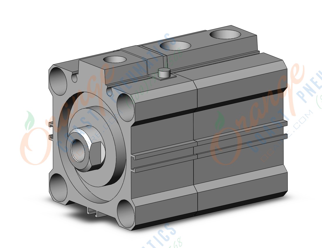 SMC CDLQB50TN-10D-F cyl, compact w/lock sw capable, CLQ COMPACT LOCK CYLINDER