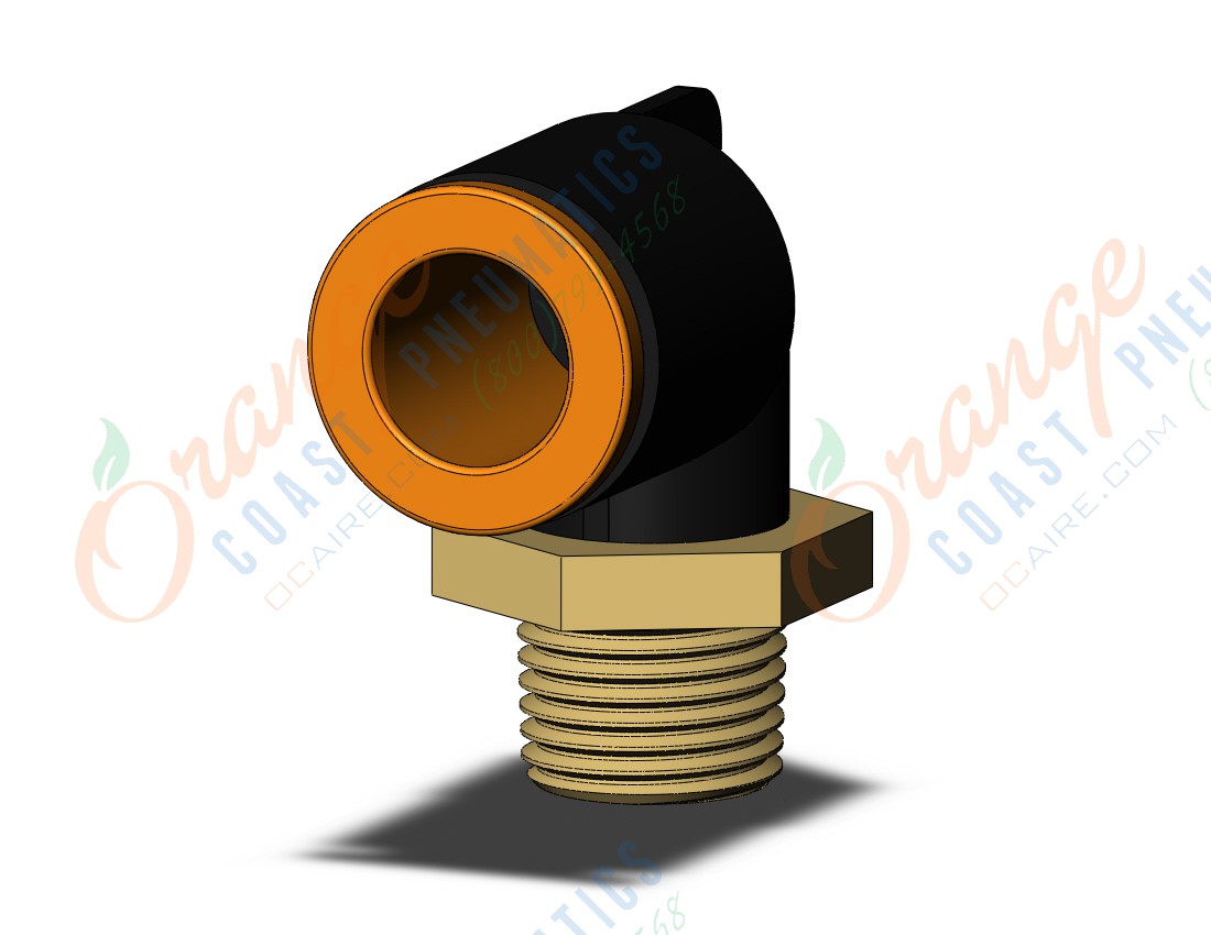 SMC KQ2L09-01AS-X35 fitting, male elbow, KQ2 FITTING (sold in packages of 10; price is per piece)