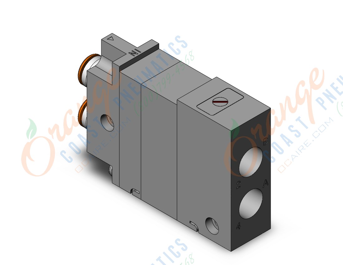 SMC VQ2000-FPG-C802 perfect check block vq2000, VQ2 SOL VALVE 4 WAY