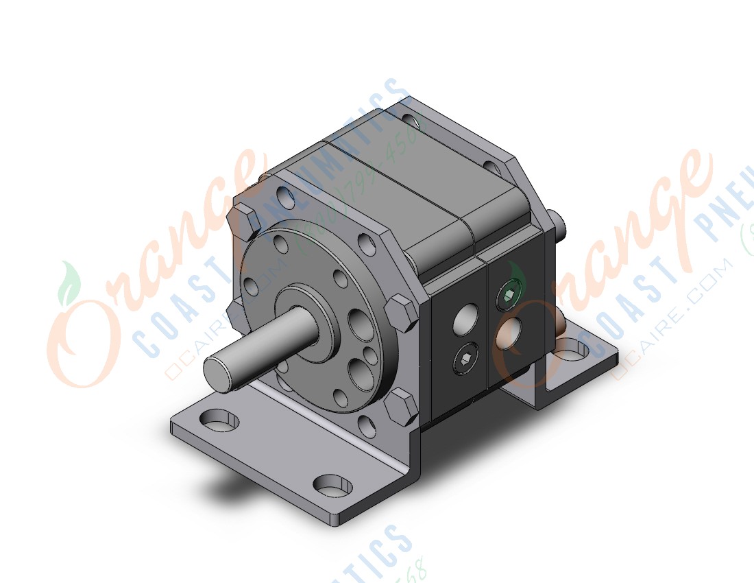 SMC CRB1LW50-100D-XN actuator, rotary, mini/vane, CRB1BW ROTARY ACTUATOR