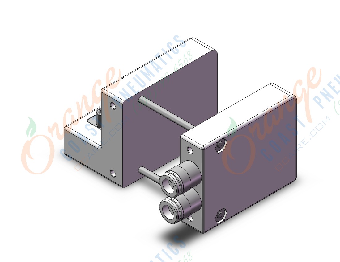 SMC VV100-10FAD1-03U1-C6 manifold, plug-in, SS3Y1 MANIFOLD SY100