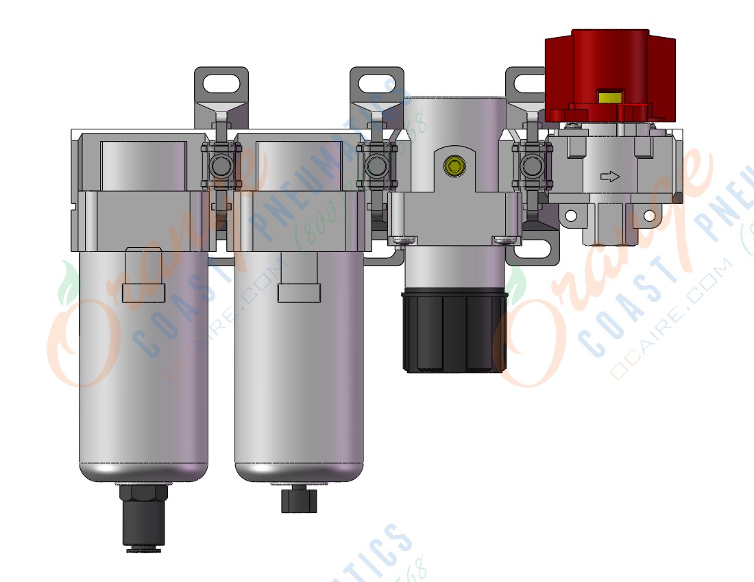 SMC AC40C-N02D-V-NZ-A f/ms/r combo modular, AC MASS PRO