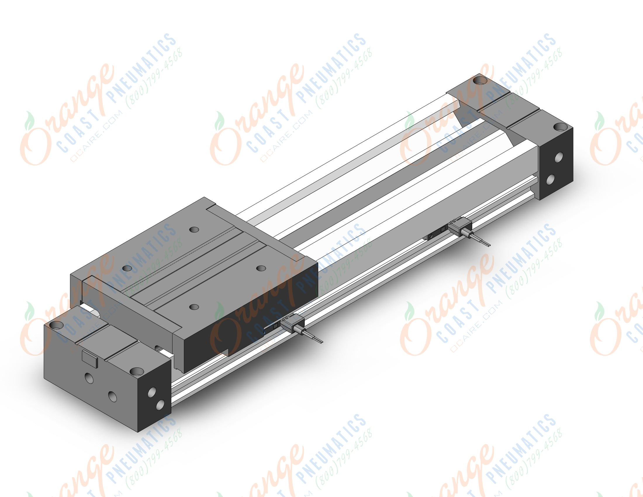 SMC MY1C16G-100-M9BVL cyl, rodless, h/precision, MYC GUIDED CYLINDER