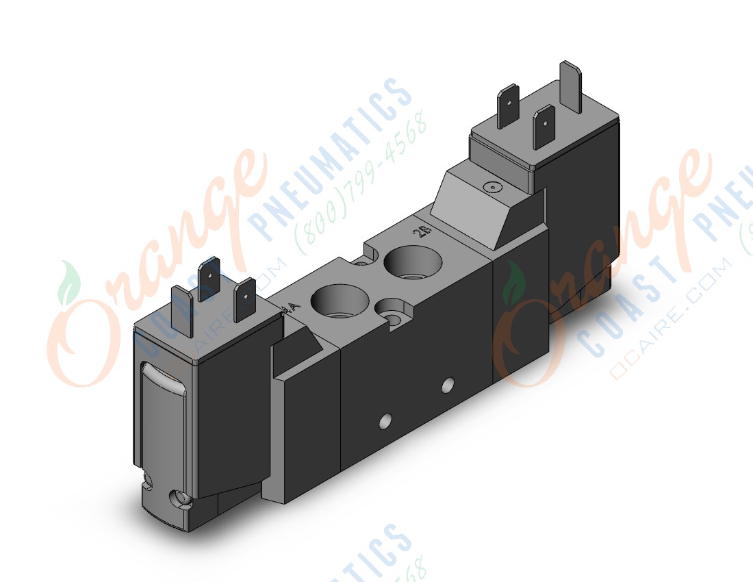 SMC VF3230K-3DO1-02N valve, pilot, body ported, VF3000 SOL VALVE 4/5 PORT