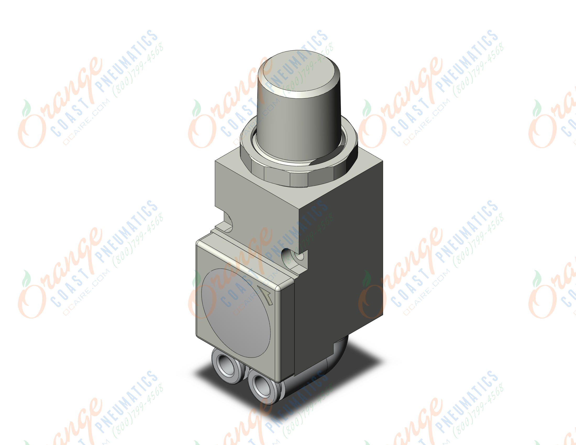 SMC ARM10-20GP-3Z compact mfld regulator, ARM10 MANIFOLD REGULATOR