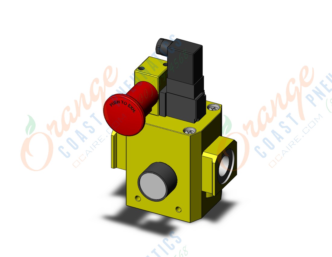 SMC AVL5000-F06G-5DZ valve, soft start w/lock-out, AVL SOFT START LOCK-OUT VALVE