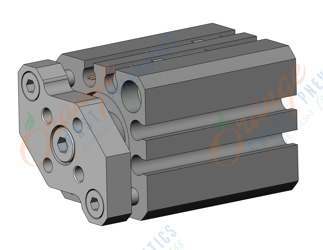 SMC CDQMB16-15-A93L cyl, compact, auto-switch, CQM COMPACT GUIDE ROD CYLINDER