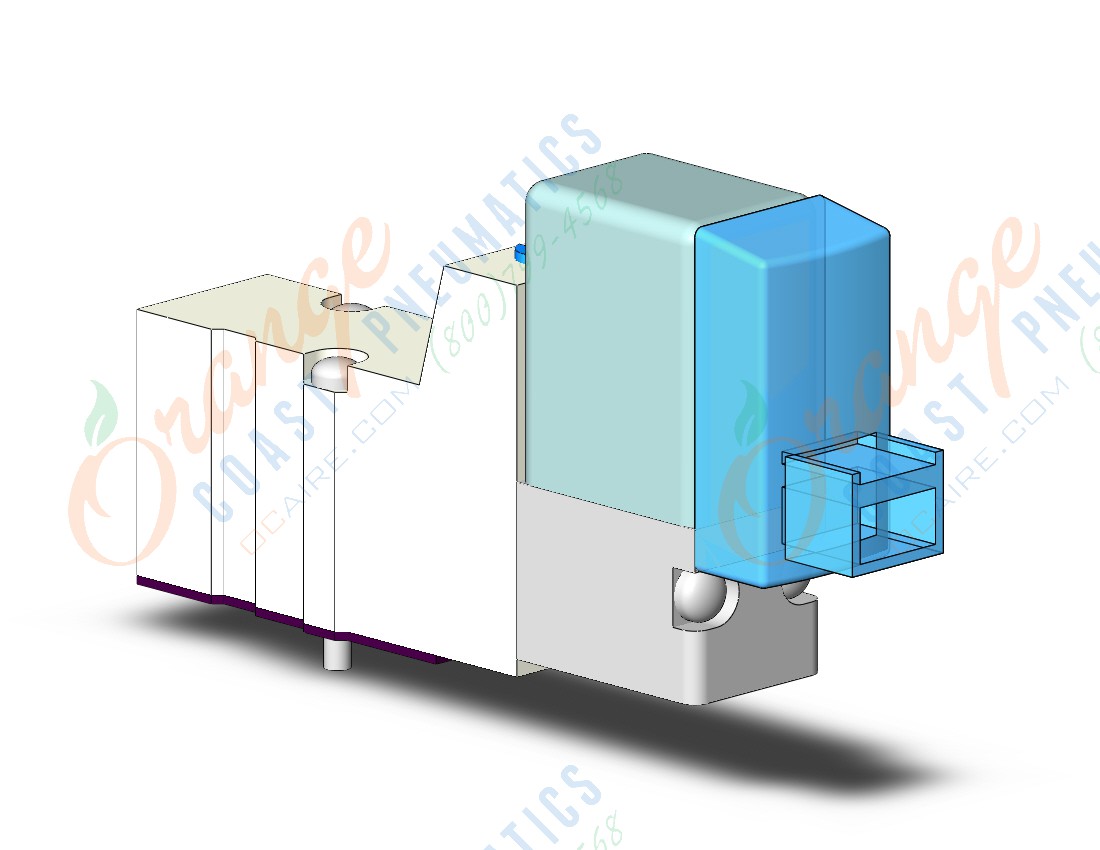 SMC SYJ324-5LOZD valve, sol, base mt (dc), SYJ300 SOLENOID VALVE 3-PORT