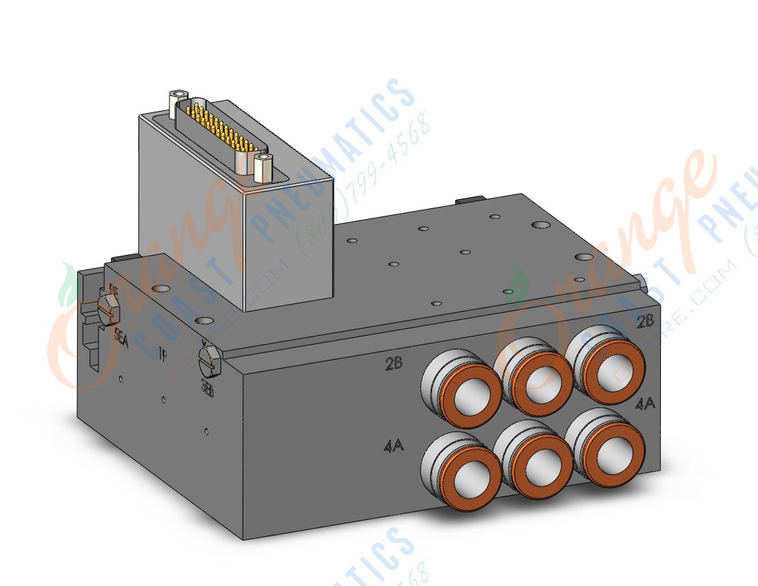 SMC SS5Y7-50F1-03B-KN11T manifold, NEW SY5000 MFLD