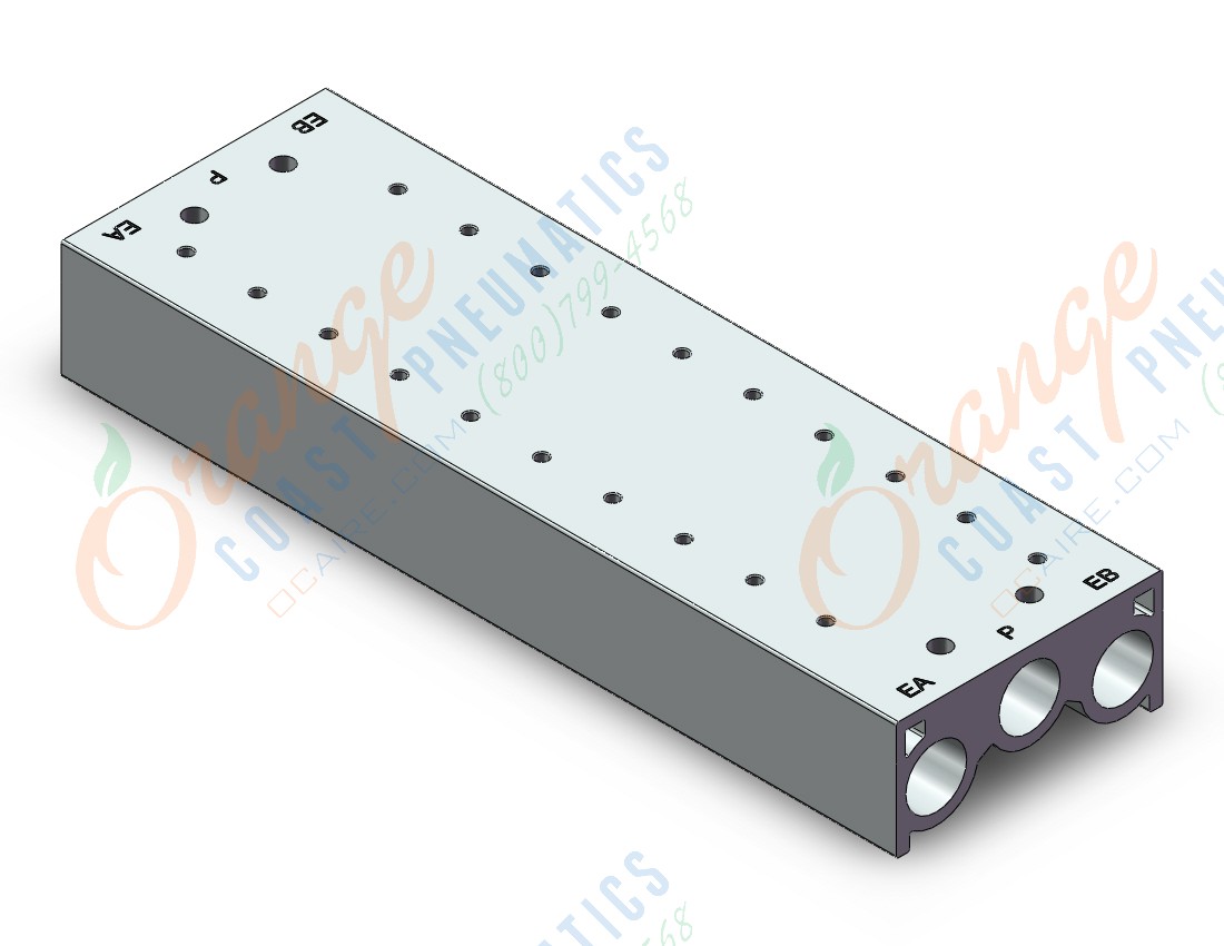 SMC 53-SS5Y5-20-10-00N "manifold, 4/5 PORT SOLENOID VALVE