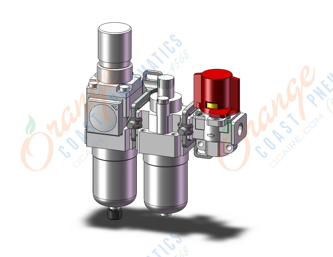 SMC AC20A-02E-V-B fr/l combo modular, MODULAR F.R.L.