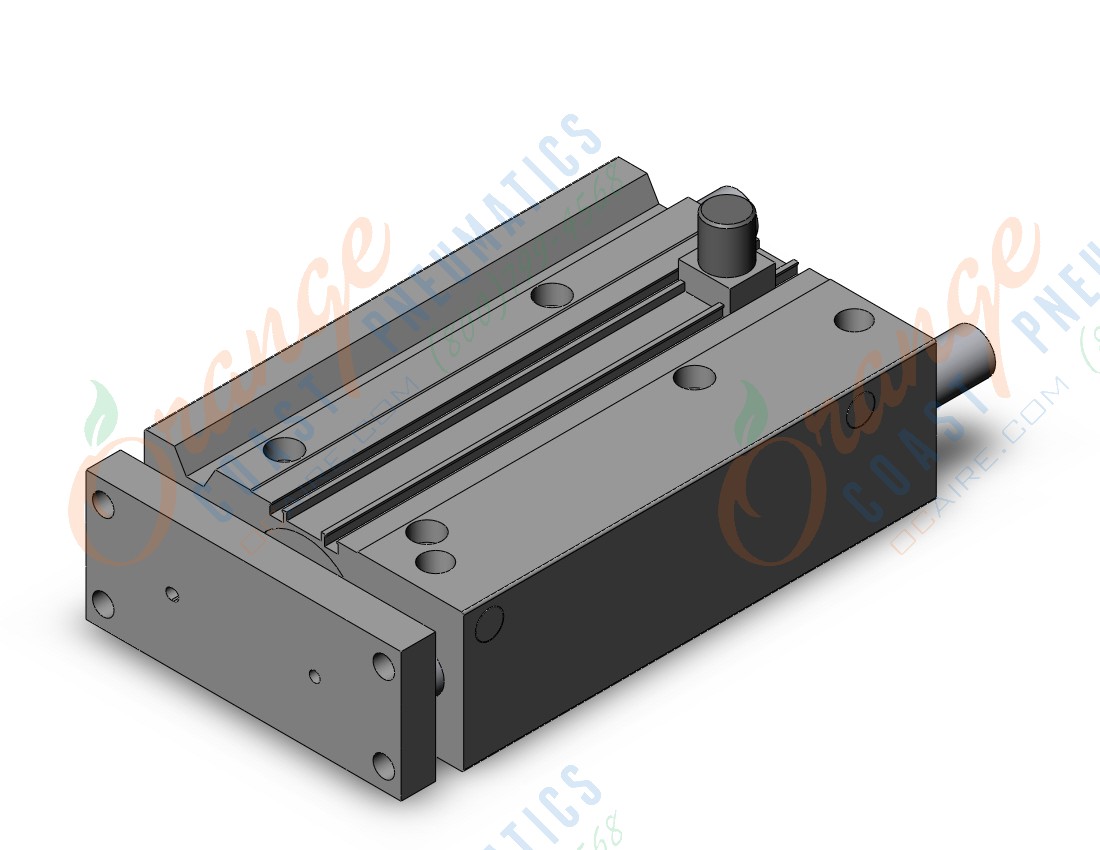 SMC MGPL50N-150-HL guided end lock air cylinder, GUIDED CYLINDER