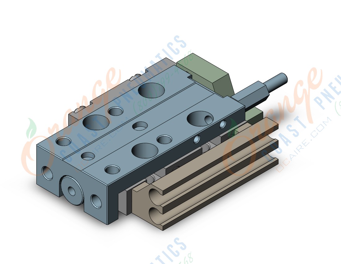 SMC MXJ6-10CSP "cylinder, GUIDED CYLINDER