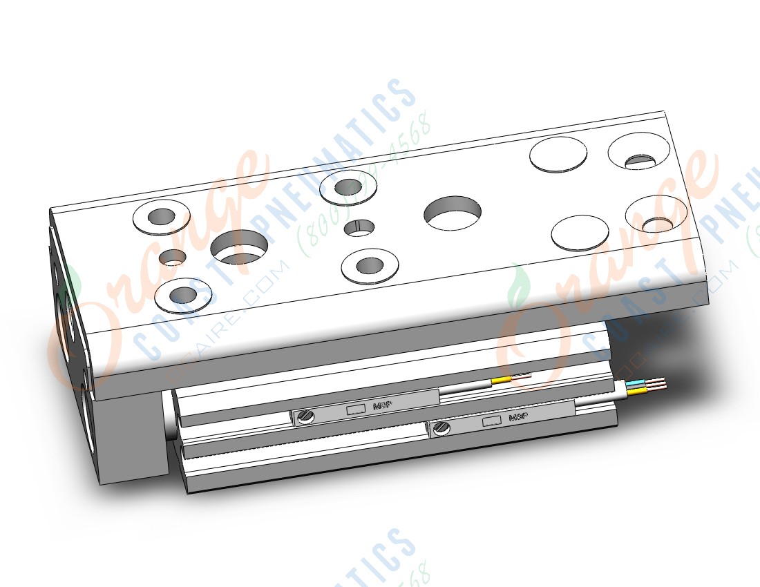 SMC MXQ12C-20Z-M9PL "cylinder, GUIDED CYLINDER