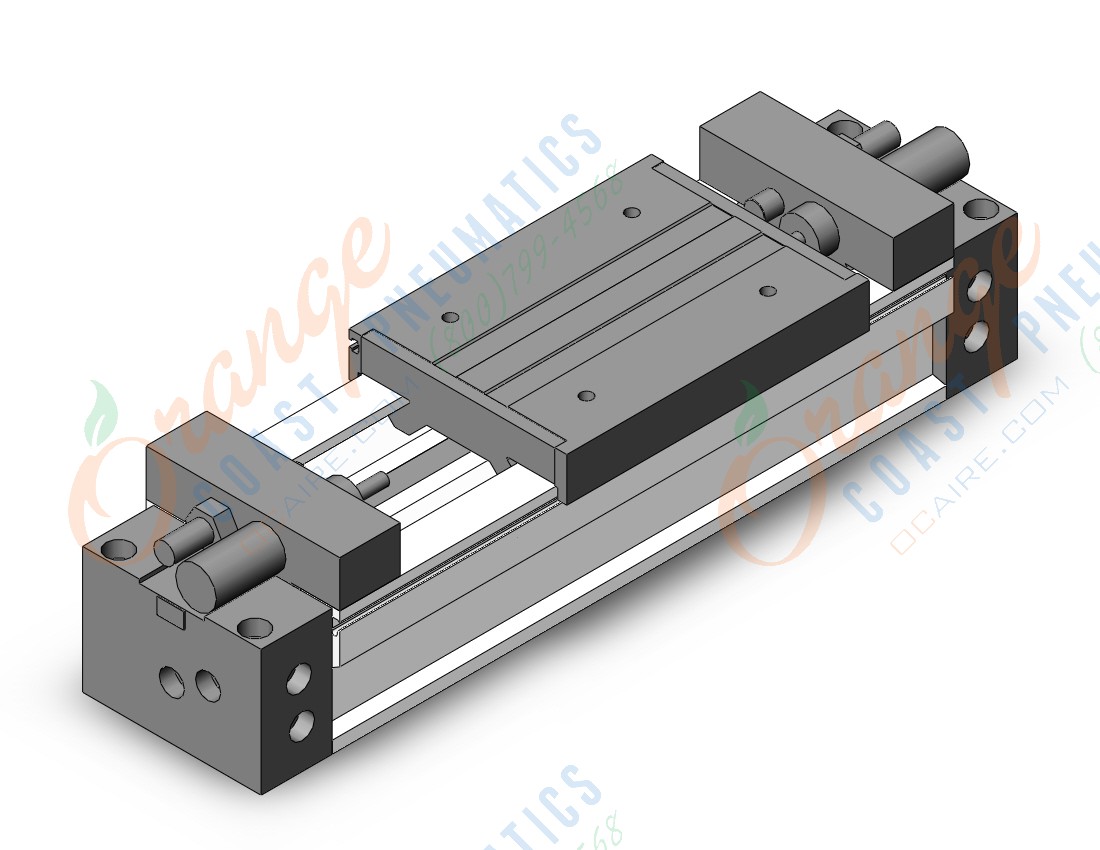 SMC MY1M50TN-100H slide bearing guide type, RODLESS CYLINDER