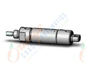 SMC NCMC106-0100C-X155US "ncm, ROUND BODY CYLINDER