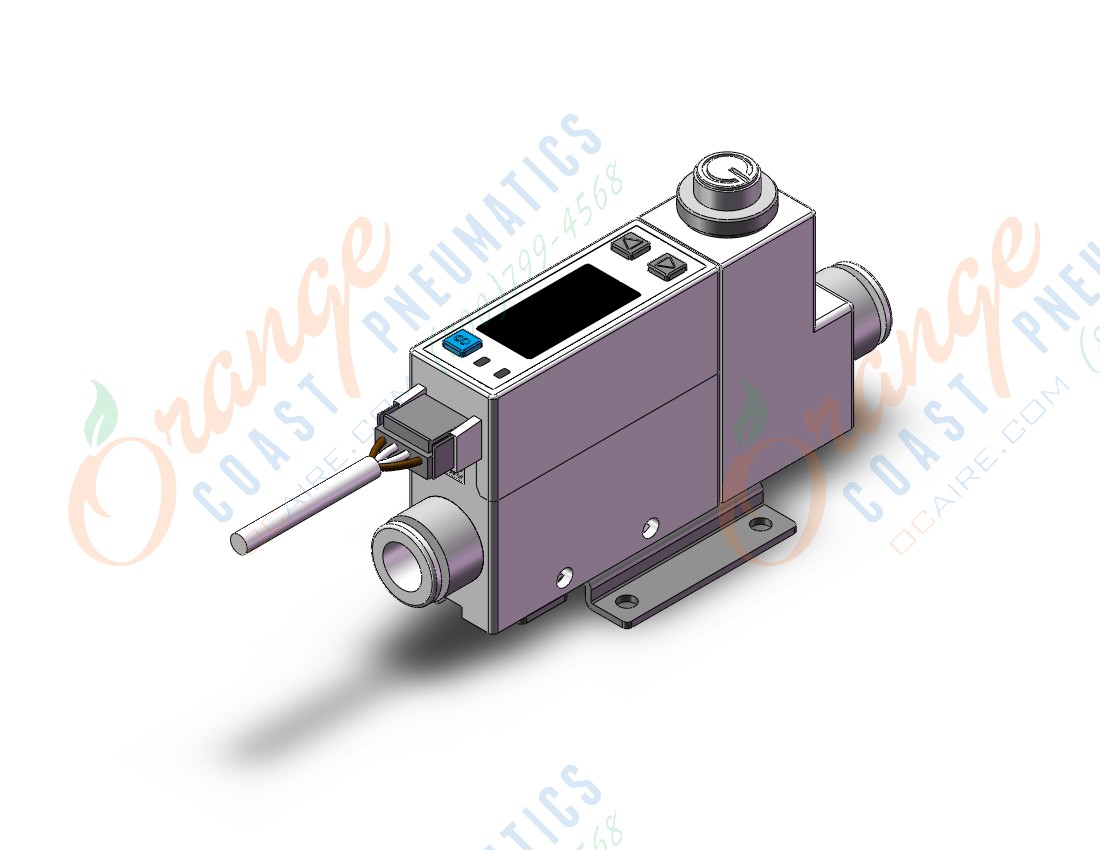 SMC PFMB7201S-C8-B-MS 2-color digital flow switch for air, DIGITAL FLOW SWITCH