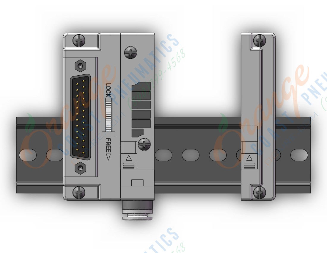 SMC SS5J3-60LFD1-04D "mfld, 4/5 PORT SOLENOID VALVE