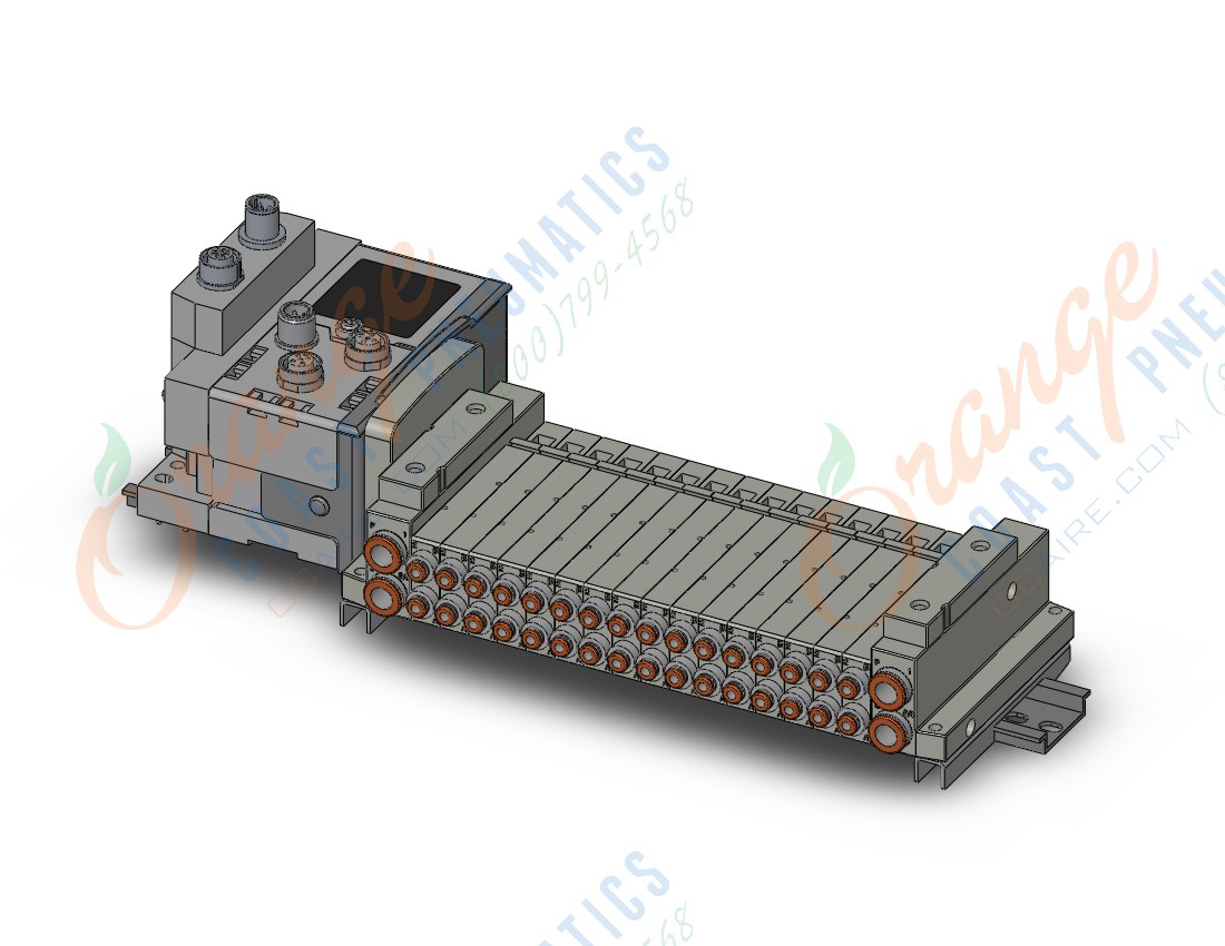 SMC SS5V1-10S6N2ND-16B-N1-D manifold assy, 4/5 PORT SOLENOID VALVE