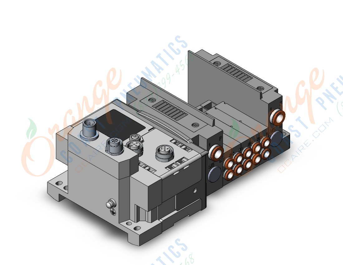 SMC SS5Y3-10S6ZE2-05F-C6 ss5y3 5 sta manifold base, 4/5 PORT SOLENOID VALVE