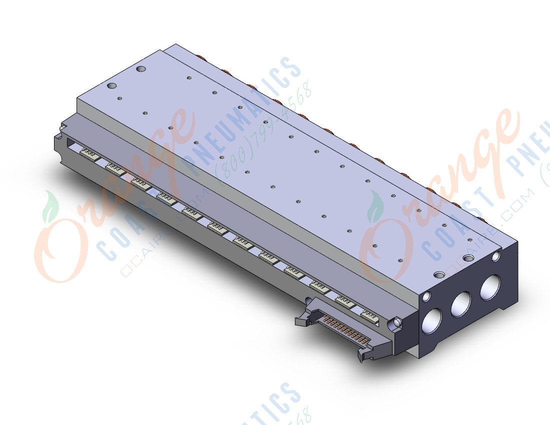 SMC SS5Y5-42P-12-C8 ss5y bar stock manifold, 4/5 PORT SOLENOID VALVE