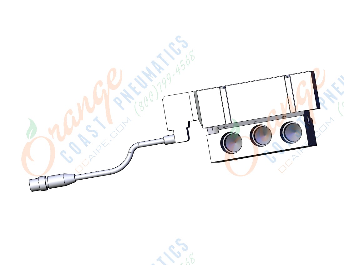 SMC SV4200-5W2U-04N 2 position double solenoid, 4/5 PORT SOLENOID VALVE