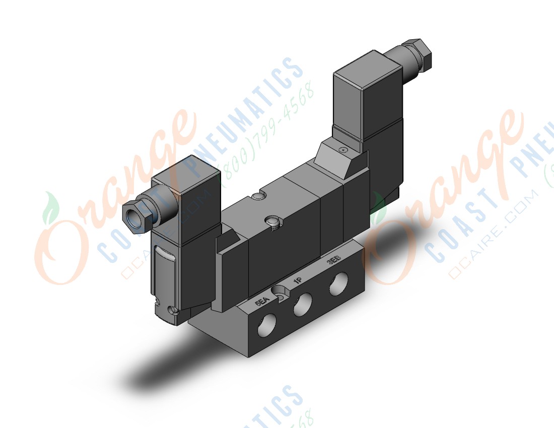 SMC VF3443-5DZ1-02 pilot operated 5 port solenoid valve, 4/5 PORT SOLENOID VALVE