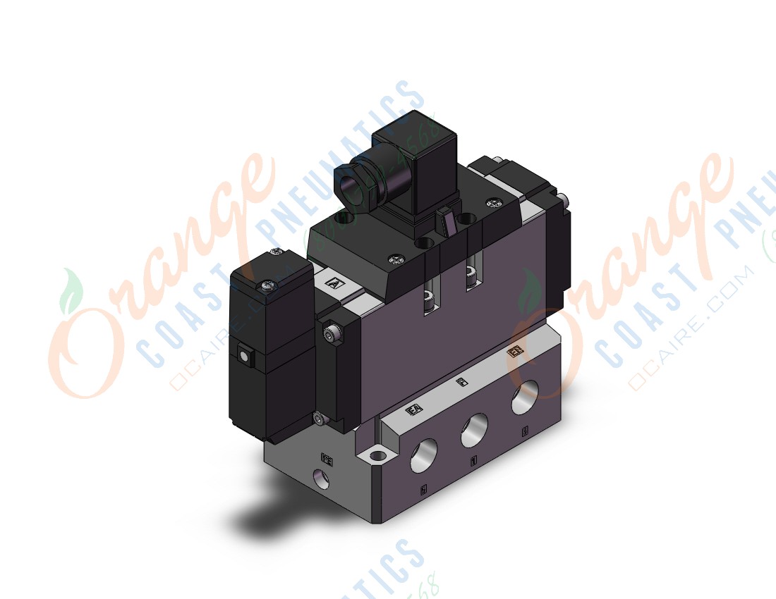 SMC VFR5110R-5D-03 valve sgl non plug-in, 4/5 PORT SOLENOID VALVE